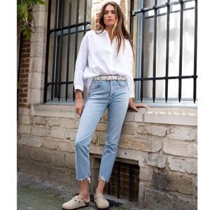 AGOLDE Riley High Rise Crop Jeans